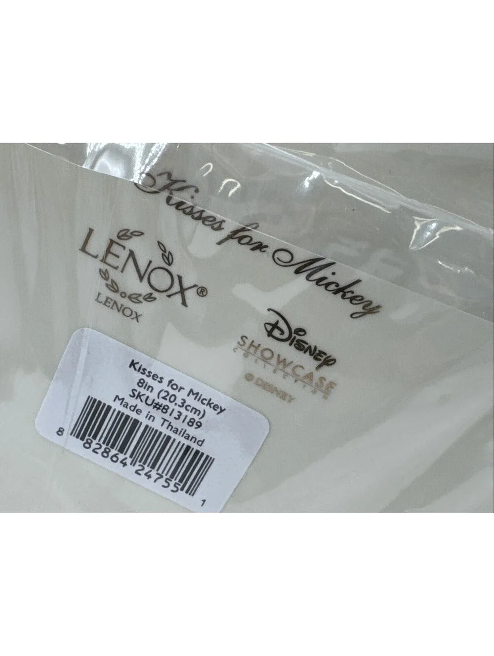 Lenox Disney Showcase 2010 “Kisses For Mickey” 8” 24K & Ivory China Figurine New